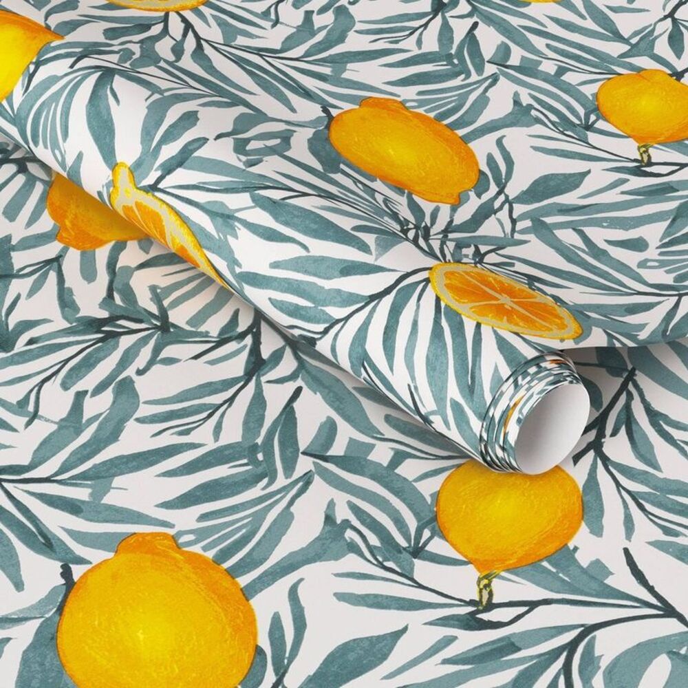 Threshold - Lemon Botanical Wallpaper - Threshold Lemon